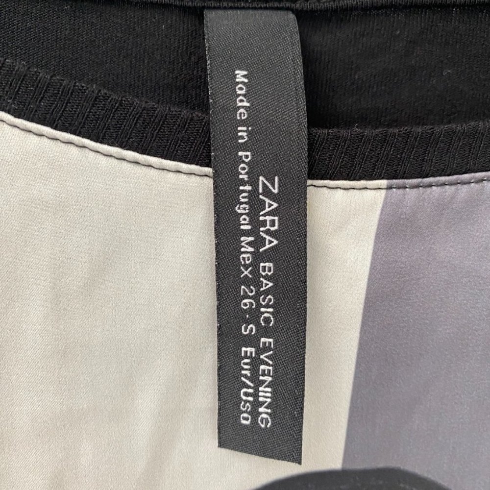 Zara Basic - Breathable, Graphic, Light Weight, Dress Shirt, Size S - Picture 4 of 7